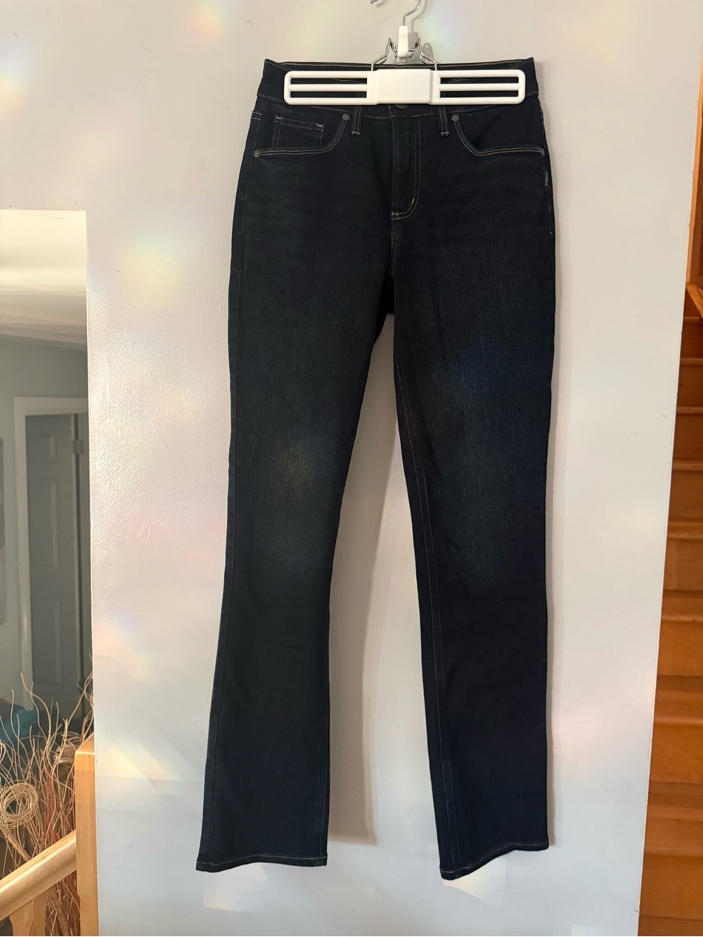 🔥 VTG Silver Jeans Co. Dark Wash Low Rise Bootcut Flare Jeans - Sz 27/31